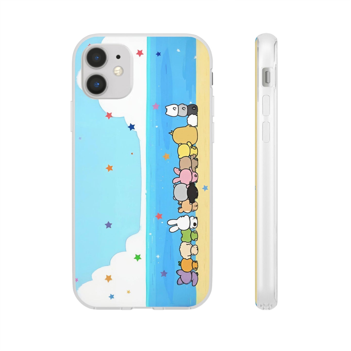 Seventeen Miniteen on the beach Cell Phone Case - iPhone, Samsung and Custom Covers -  K-Pop Phone Covers, Gifts for Carats, SVT Stylish Cell Phone Accessories