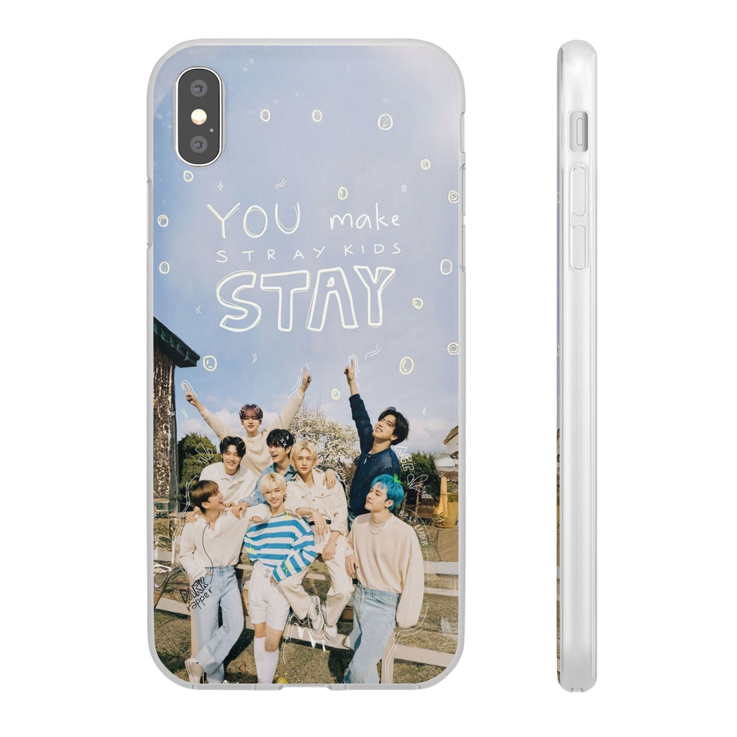 Stray Kids "You make Stray Kids Stay" Cell Phone Case - iPhone, Samsung and Custom Covers -  K-Pop Phone Covers, Gifts for Fans, Stylish Cell Phone Accessories