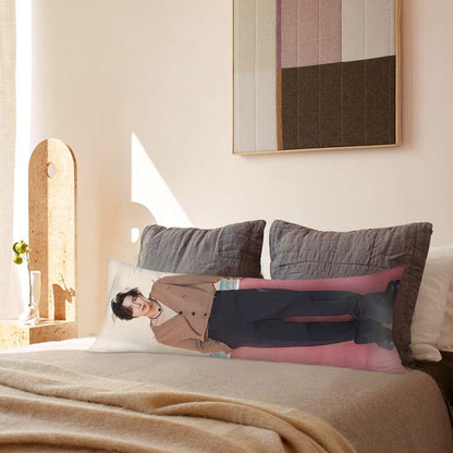 BTS Suga in Celine Fashion  Full Body Pillow Case - Double Sided Full Body Pillowcases - 3 sizes! Long Pillow Cover Double-Sided Design (Multiple Sizes)