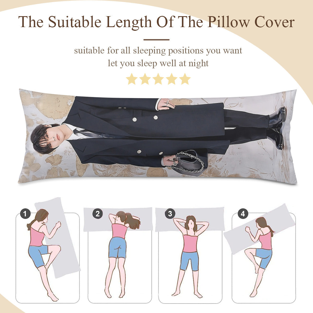 Stray Kids I.N  Full body pillow case - Double sided pillowcase - in 3 sizes! Stays Skzoo