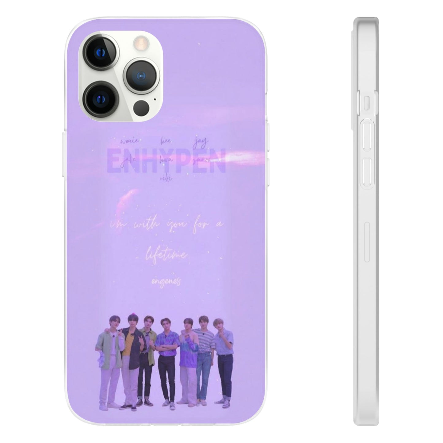 Enhypen Cell Phone Case - iPhone, Samsung and Custom Covers -  K-Pop Phone Covers, Gifts for Fans, Stylish Cell Phone Accessories