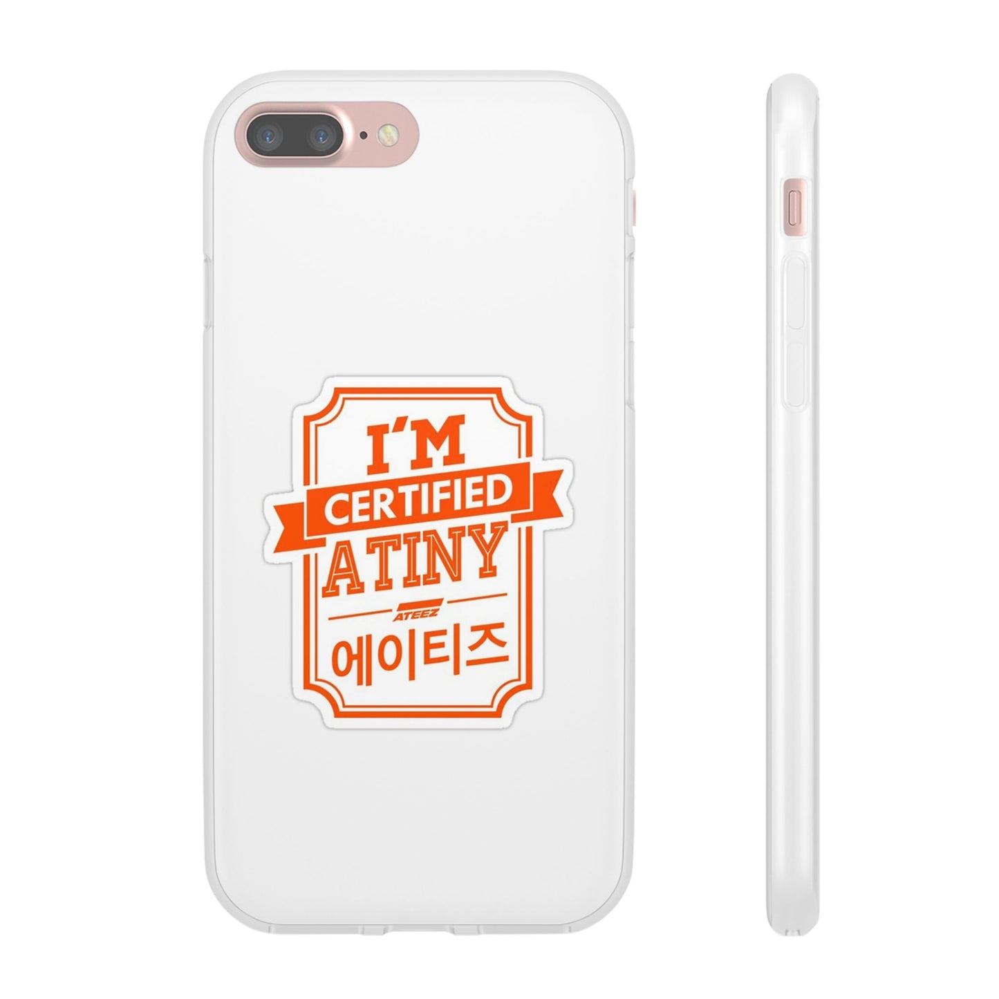 Ateez I'm Certified Atiny  Cell Phone Case - iPhone, Samsung and Custom Covers -  K-Pop Phone Covers, Gifts for Carats, SVT Stylish Cell Phone Accessories