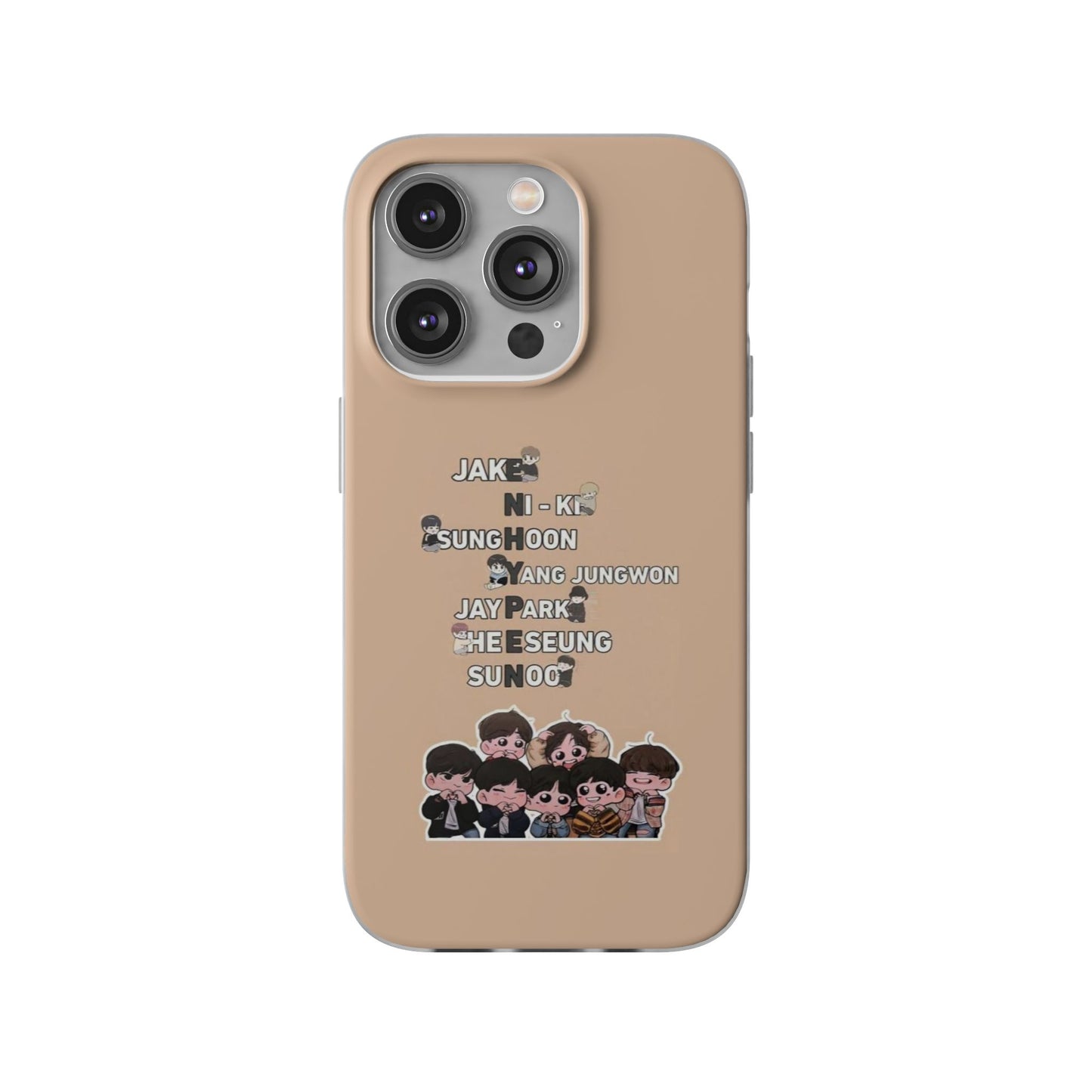 Enhypen Cell Phone Case - iPhone, Samsung and Custom Covers -  K-Pop Phone Covers, Gifts for Fans, Stylish Cell Phone Accessories