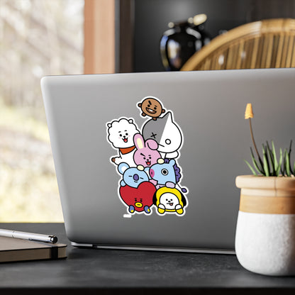 BTS -  BT21 Gang is all here! Vinyl Decals, Fun Stickers - Water, UV and Scratch Resistant!