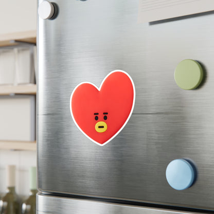 BTS BT21 Tata - V Vinyl Decals, Fun Stickers - Water, UV and Scratch Resistant!