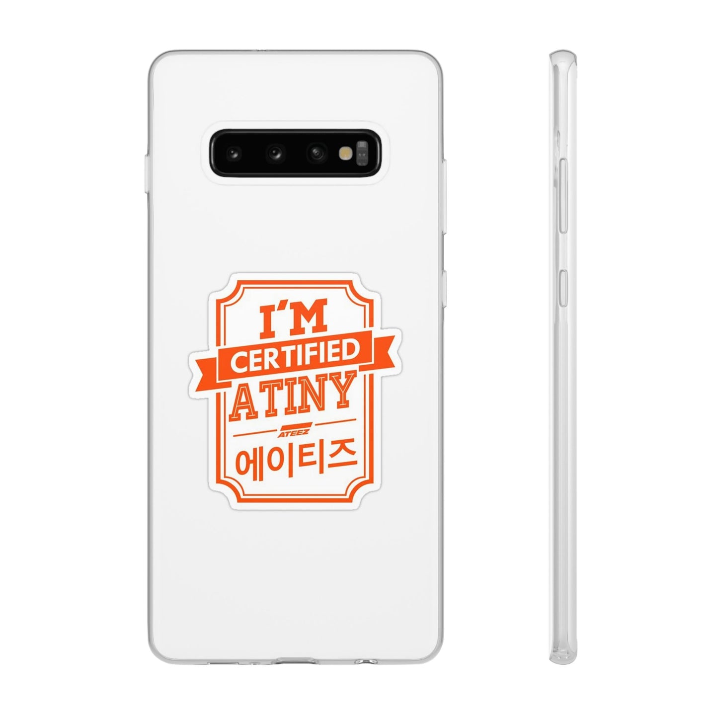Ateez I'm Certified Atiny  Cell Phone Case - iPhone, Samsung and Custom Covers -  K-Pop Phone Covers, Gifts for Carats, SVT Stylish Cell Phone Accessories