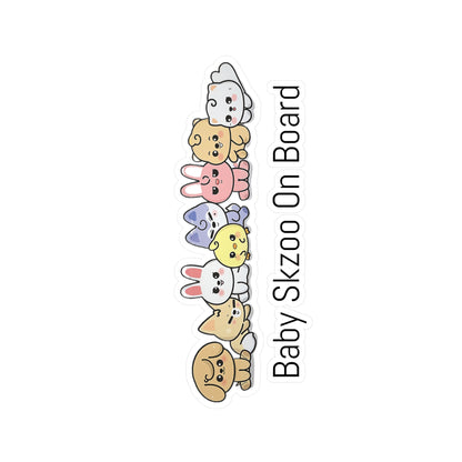 Stray Kids Baby Skzoo On Board! - Vinyl Decals, Fun Stickers - Water, UV and Scratch Resistant!