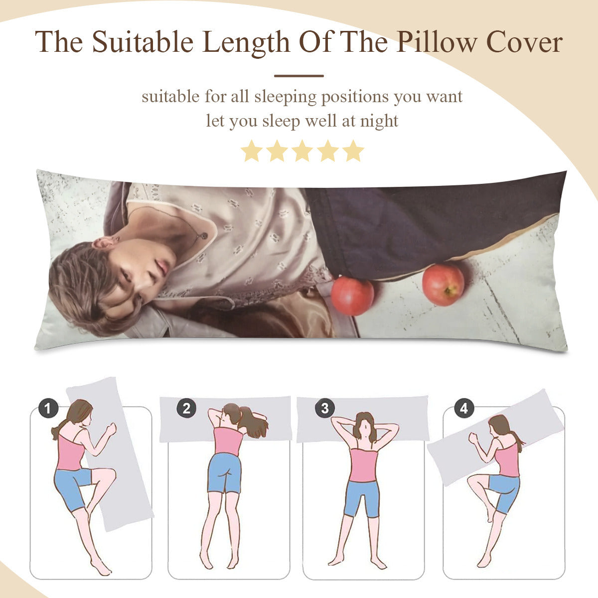BTS Jimin Muse era Full body pillow case - Double sided pillowcases - 3 sizes - pillow covers