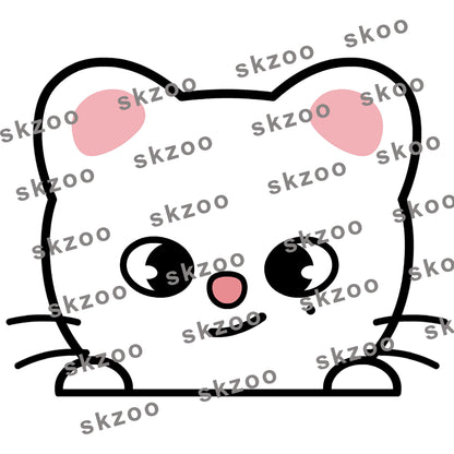 Stray Kids SKZOO Car Window Stickers Decals - WolfChan · Leebit · Dwaekki · Jiniret · HANQOUKKA  · Bbokkari  ·  PuppyM  ·  Foxl.NY