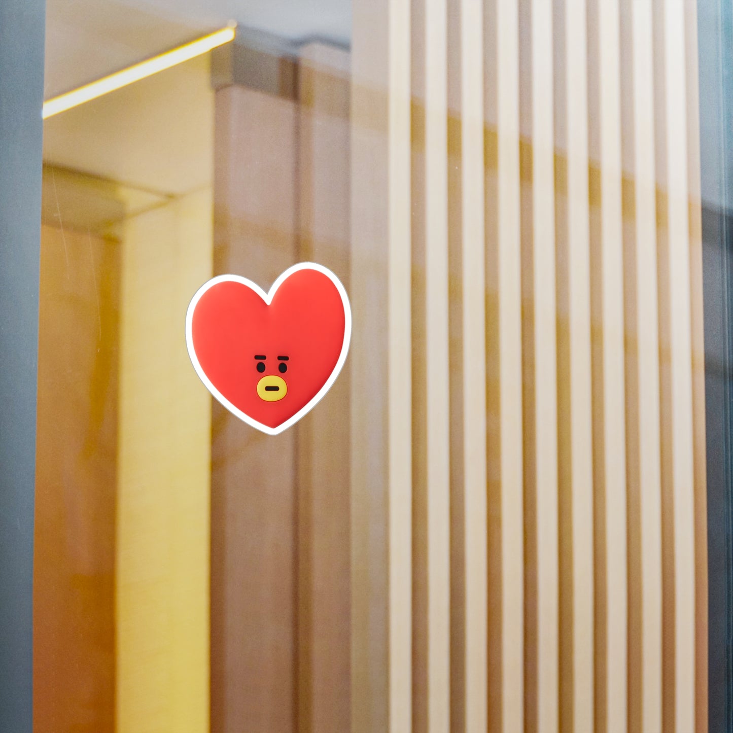 BTS BT21 Tata - V Vinyl Decals, Fun Stickers - Water, UV and Scratch Resistant!