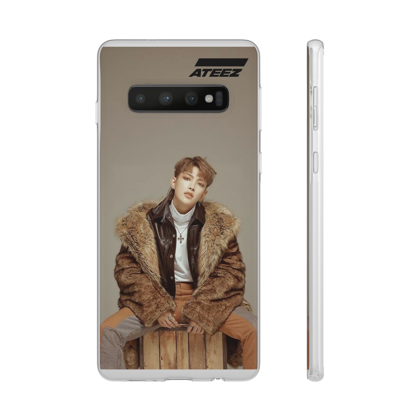 Ateez Hongjoong  Cell Phone Case - iPhone, Samsung and Custom Covers -  K-Pop Phone Covers, Gifts for Carats, SVT Stylish Cell Phone Accessories