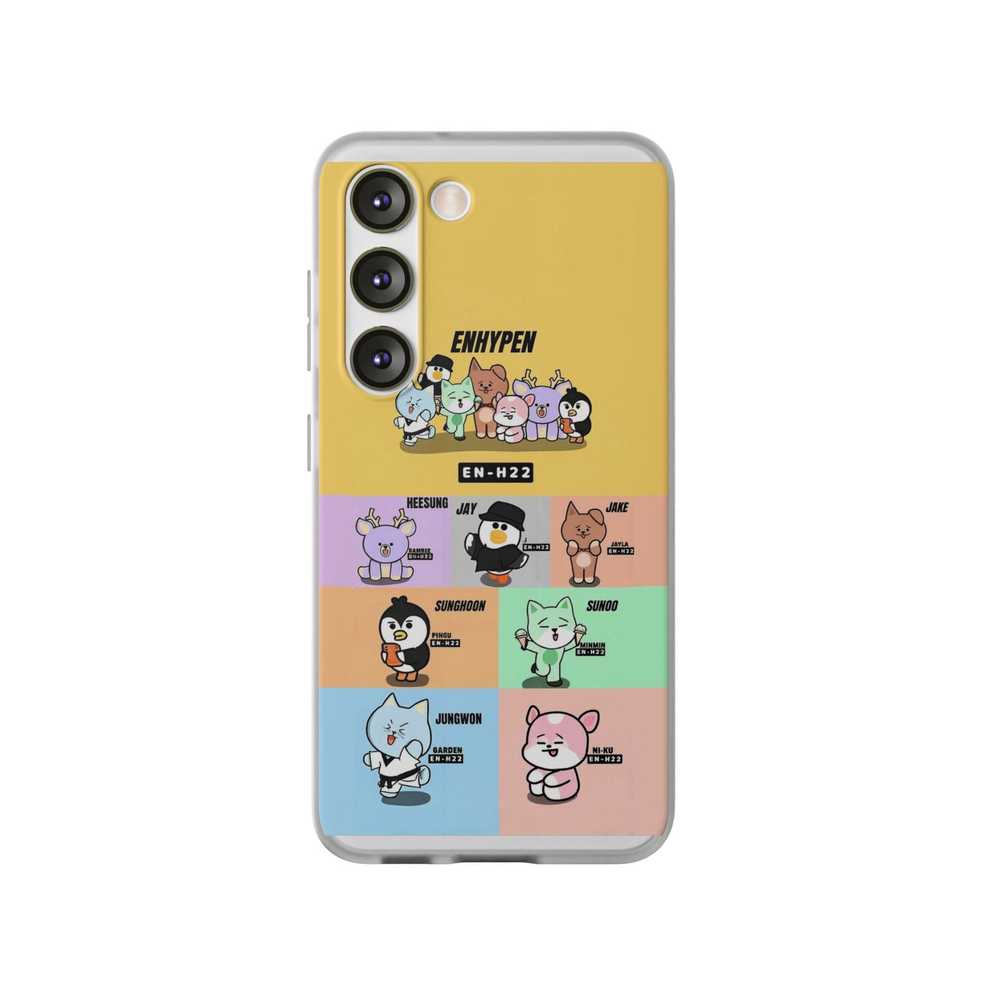 Enhypen Cell Phone Case - iPhone, Samsung and Custom Covers -  K-Pop Phone Covers, Gifts for Fans, Stylish Cell Phone Accessories