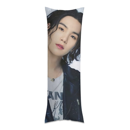 BTS Suga  Full Body Pillow Case - Yoongi - Agust D 2 Different pictures! Double sided pillowcase - 3 Sizes