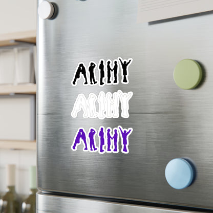BTS ARMY Silhouette - 3 Colors! Vinyl Decals, Fun Stickers - Water, UV and Scratch Resistant!