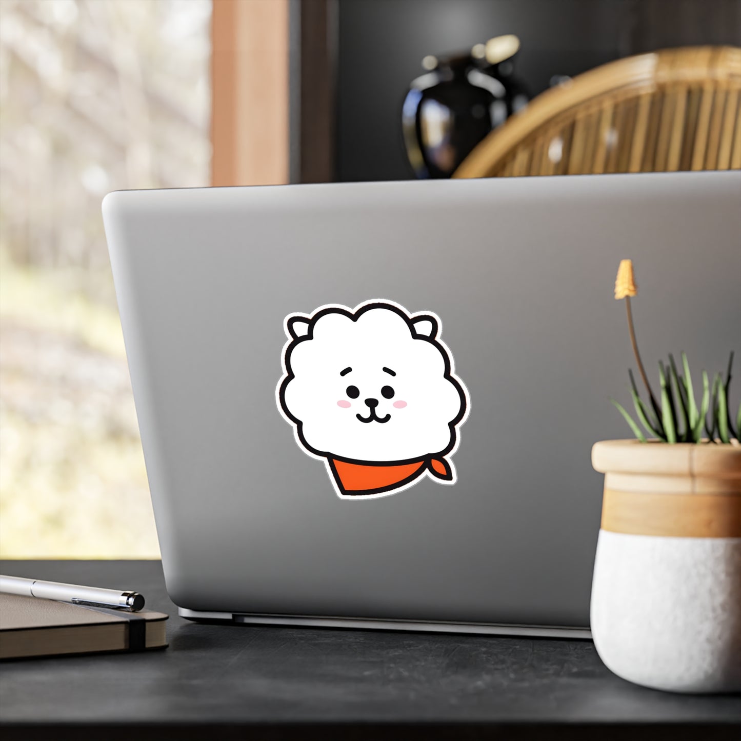 BTS BT21 RJ - Jim Vinyl Decals, Fun Stickers - Water, UV and Scratch Resistant!