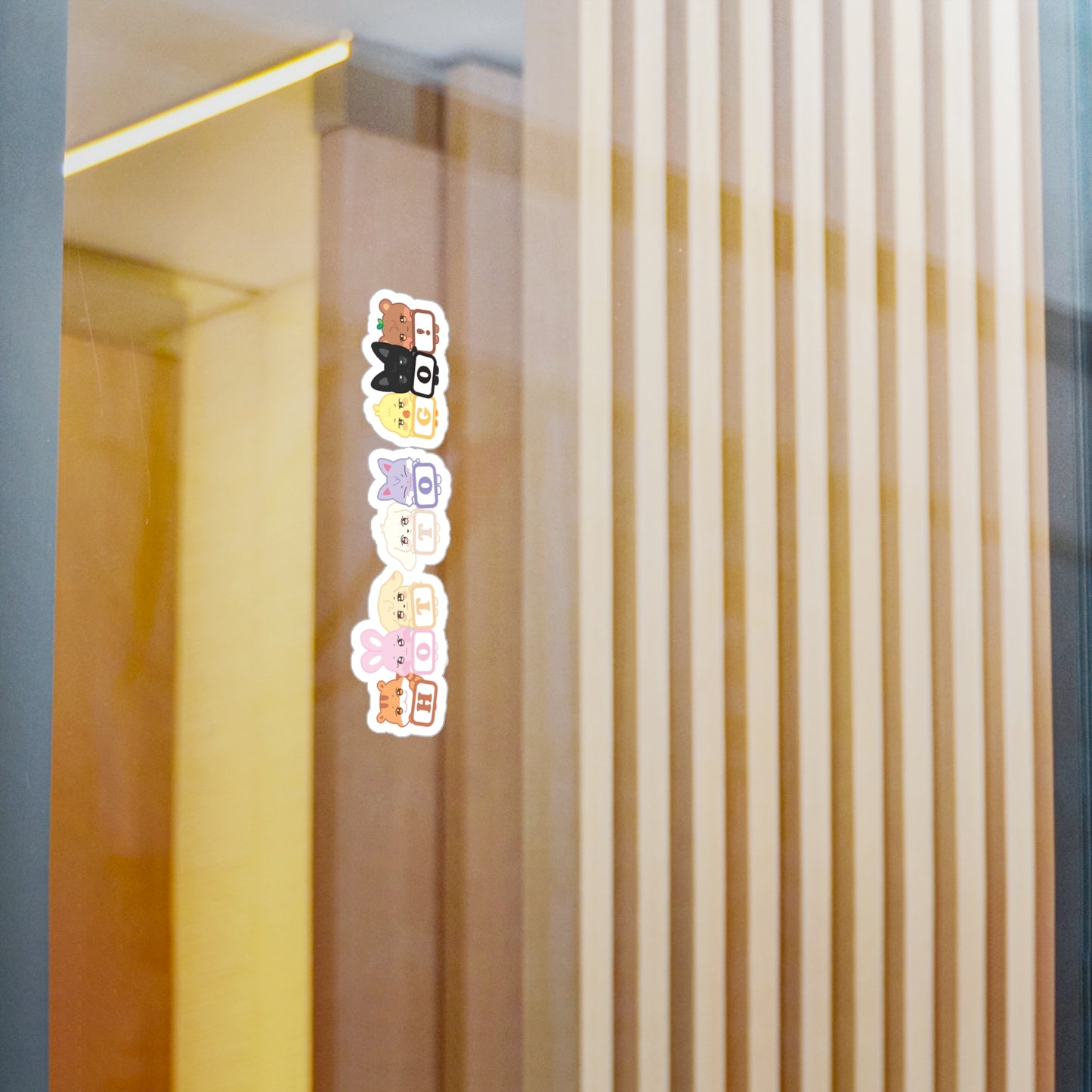 Ateez  Aniteez Hot To Go! ATINY Vinyl Decals, Fun Stickers - Water, UV and Scratch Resistant!