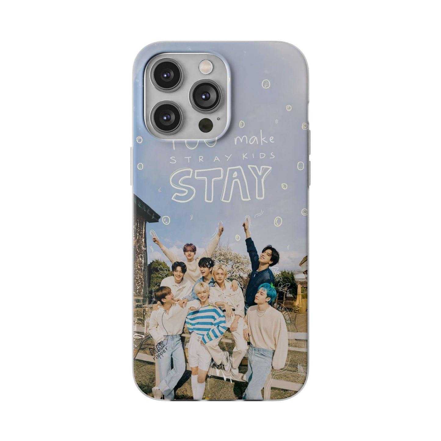 Stray Kids "You make Stray Kids Stay" Cell Phone Case - iPhone, Samsung and Custom Covers -  K-Pop Phone Covers, Gifts for Fans, Stylish Cell Phone Accessories