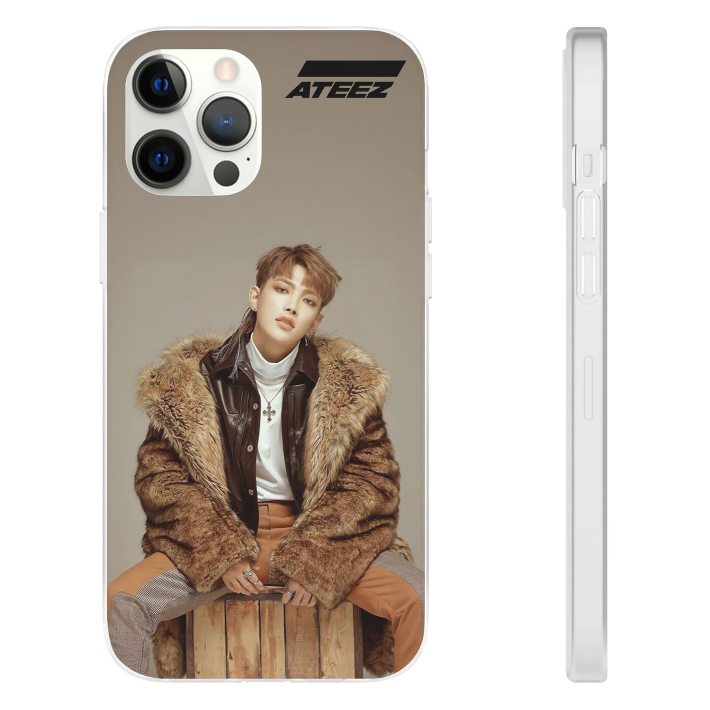 Ateez Hongjoong  Cell Phone Case - iPhone, Samsung and Custom Covers -  K-Pop Phone Covers, Gifts for Carats, SVT Stylish Cell Phone Accessories