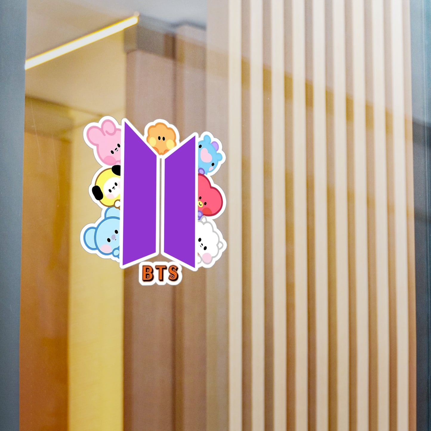 BTS - Baby BT21 Characters & Logo Vinyl Decals, Fun Stickers - Water, UV and Scratch Resistant!