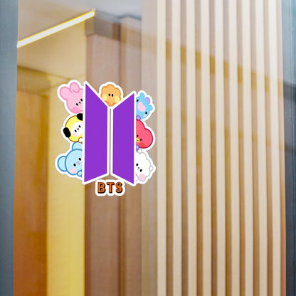 BTS - Baby BT21 Characters & Logo Vinyl Decals, Fun Stickers - Water, UV and Scratch Resistant!