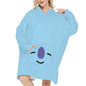 BT21 Koya Snug Hoodie Oversized  - BTS Sung Hoodie Oversized - BTS Wearable Blanket Hoodie - BTS Blanket Hoodie Fleece Blanket Hoodie