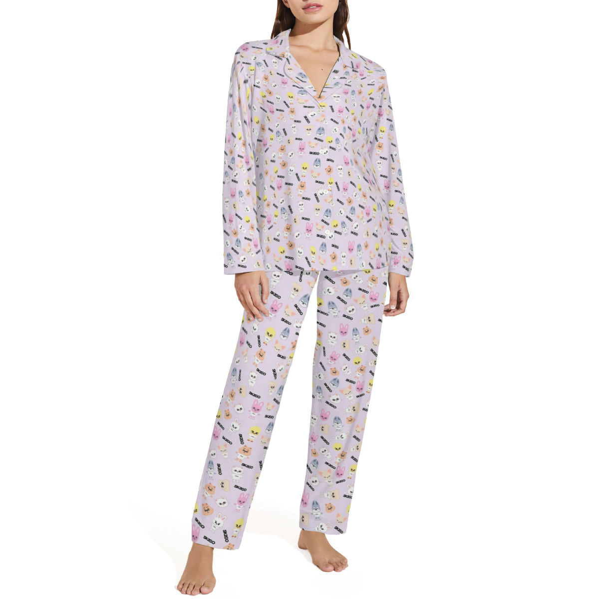 Stray Kids Skzoo Adults Pajamas Sets - Kpop pajamas for women & men - Great Kpop gift!