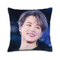 BTS Jimin -themed linen pillow cushion cover- double sided pillow case -  Pillowcase! Great KPOP Gift!
