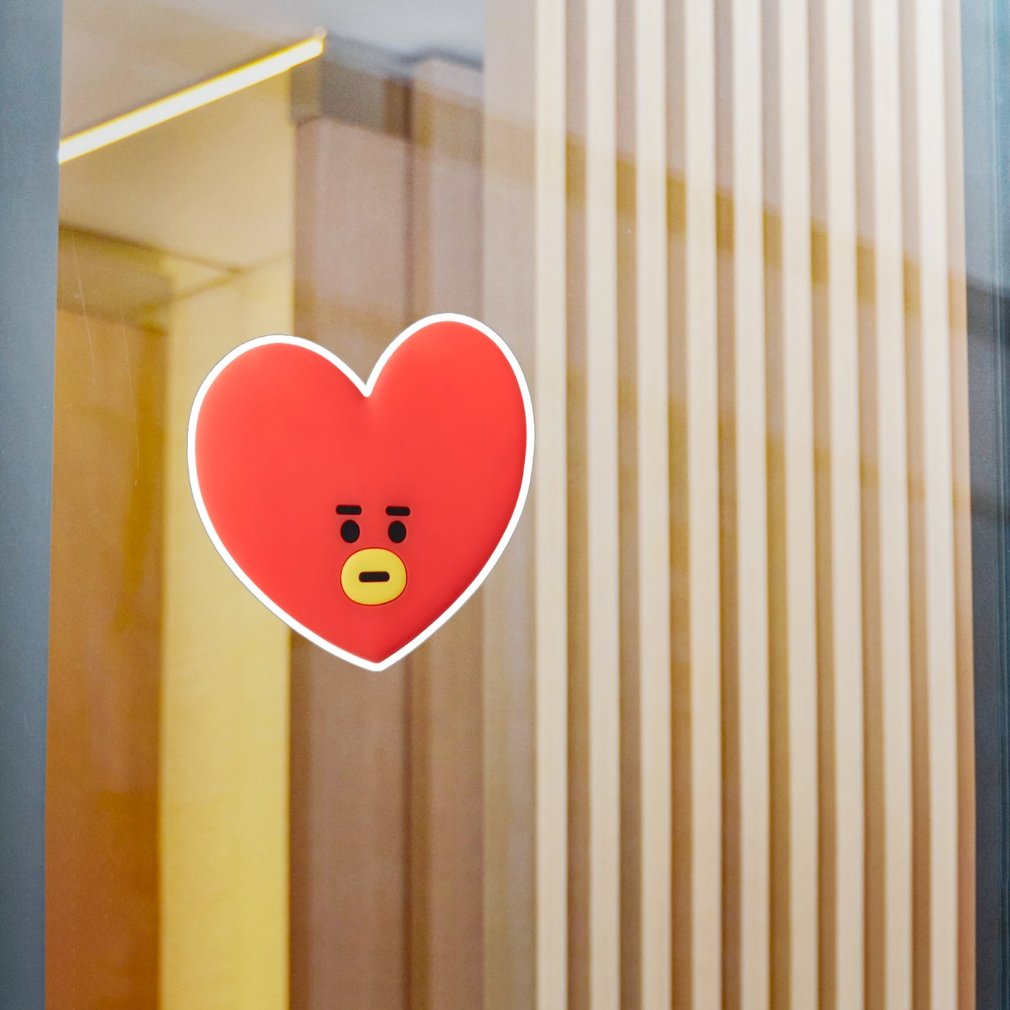 BTS BT21 Tata - V Vinyl Decals, Fun Stickers - Water, UV and Scratch Resistant!