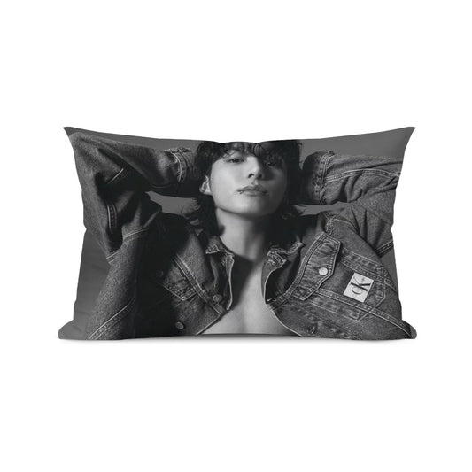 BTS JK Calvin Cline photoshoot themed Pillow sham - double sided pillow case -  Pillowcase! Great KPOP Gift!