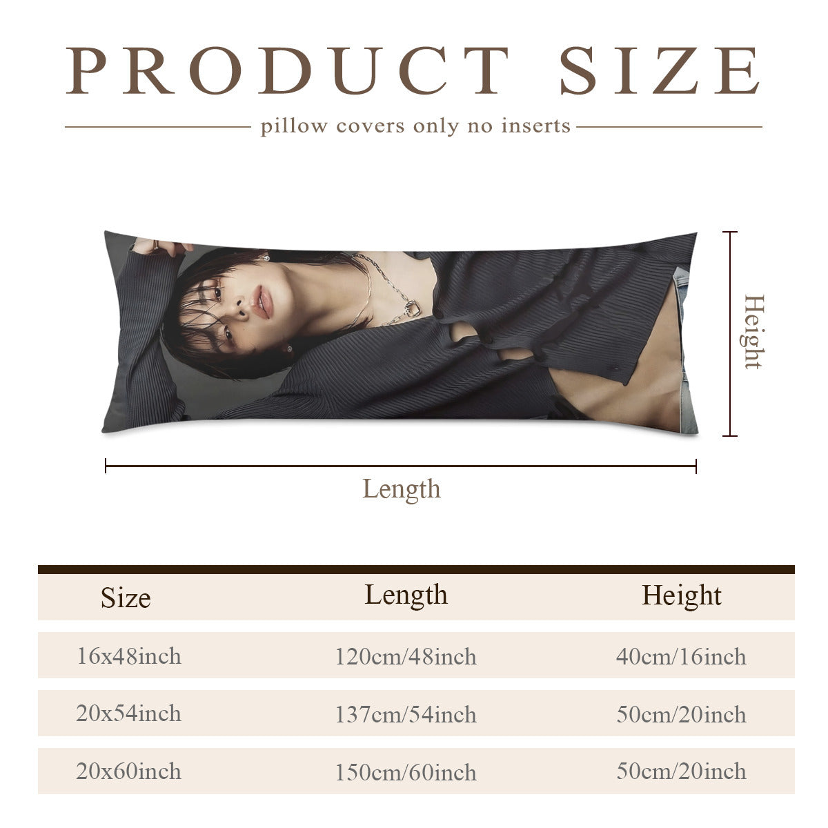 Stray Kids Hyunjin Full body pillow case - Double sided pillowcase - in 3 sizes! Stays Skzoo