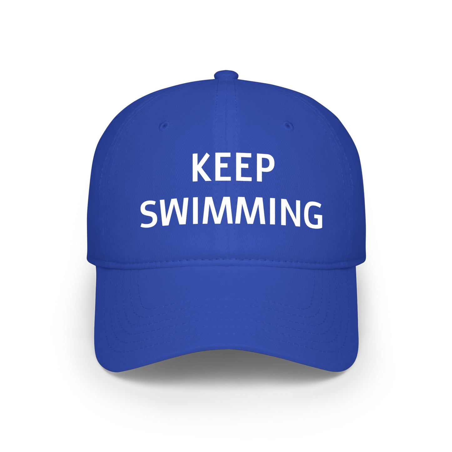 BTS Swim - Keep Swimming Cap - Embroidered Swim Hat - Team “Keep Swimming”