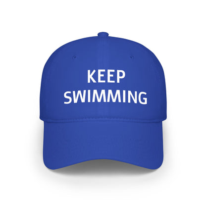 BTS Swim - Keep Swimming Cap - Embroidered Swim Hat - Team “Keep Swimming”