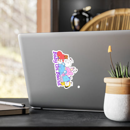 BTS BT21 Sleeping Babies - Baby On Board Vinyl Decals, Fun Stickers - Water, UV and Scratch Resistant!