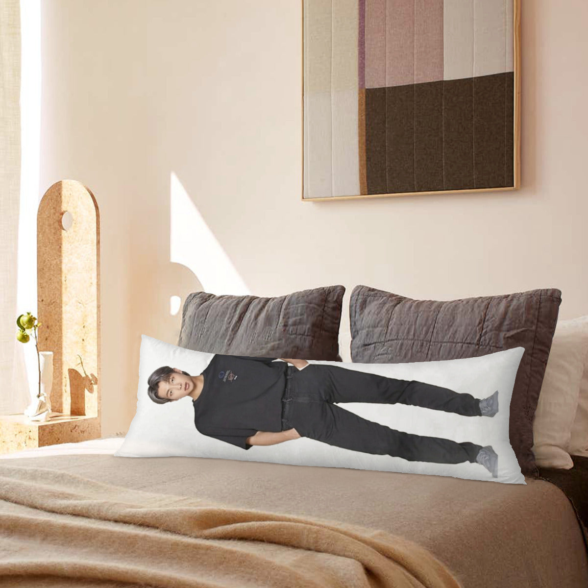 BTS RM body pillow case - 3 sizes - Namjoon full size pillow case - BTS rm double sidedpillowcase