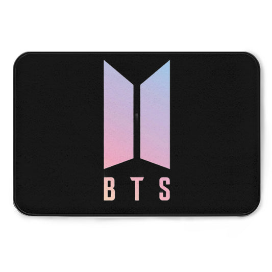 BTS Logo Home Door Area Rugs - Floor mat - Great for Army, BTS fans, house warming gift and more!