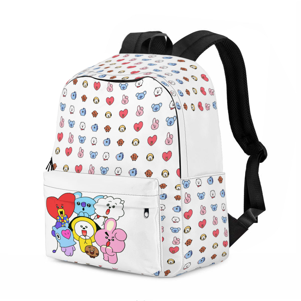 BTS BT21 Lightweight Student Backpack (Multi-faceted Design) - Great for school, work and more!