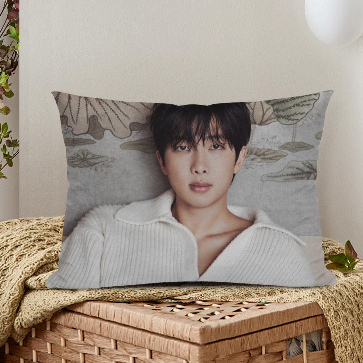BTS Sexy RM themed Pillow sham - double sided pillow case -  Pillowcase! Great KPOP Gift!