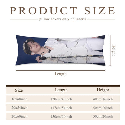 Stray Kids Woojin  Full Body Pillow Case - Double Sided Full Body Pillowcases - 3 sizes! - Long Pillow Cover Double-Sided Design (Multiple Sizes