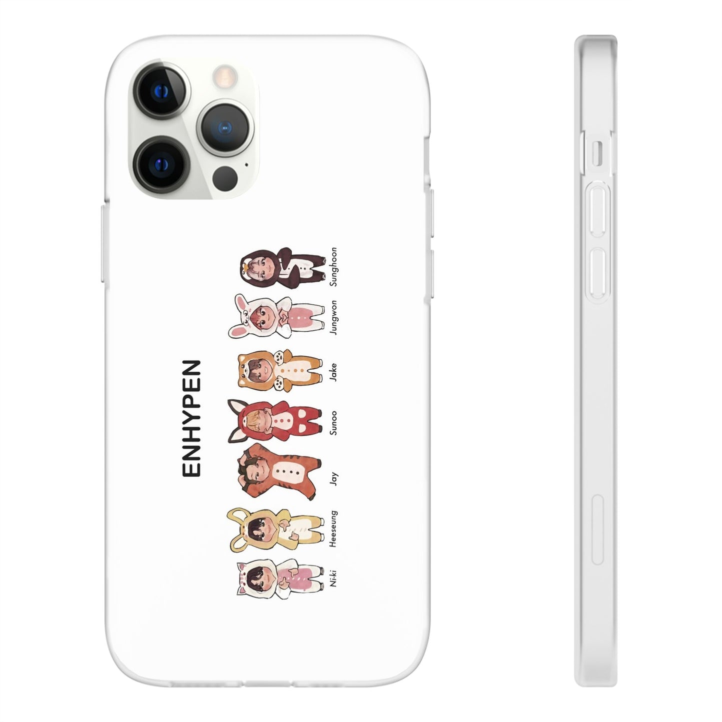 Enhypen Cell Phone Case - iPhone, Samsung and Custom Covers -  K-Pop Phone Covers, Gifts for Fans, Stylish Cell Phone Accessories