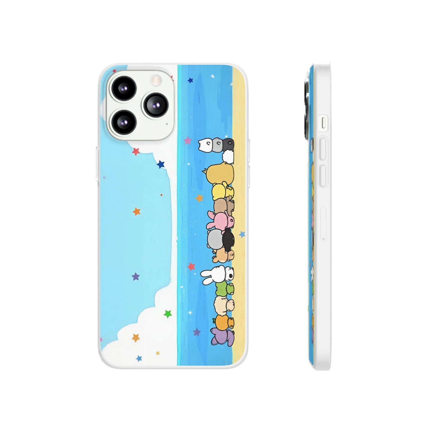 Seventeen Miniteen on the beach Cell Phone Case - iPhone, Samsung and Custom Covers -  K-Pop Phone Covers, Gifts for Carats, SVT Stylish Cell Phone Accessories