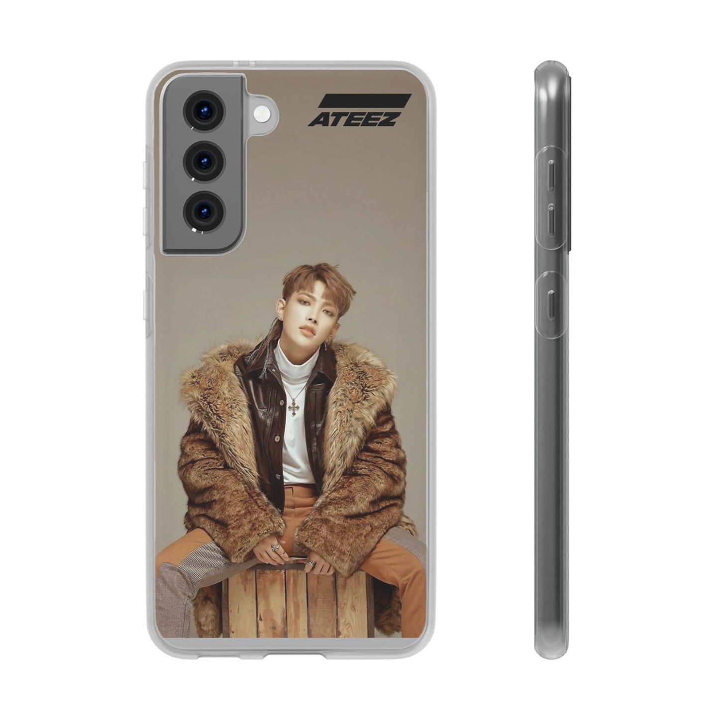 Ateez Hongjoong  Cell Phone Case - iPhone, Samsung and Custom Covers -  K-Pop Phone Covers, Gifts for Carats, SVT Stylish Cell Phone Accessories