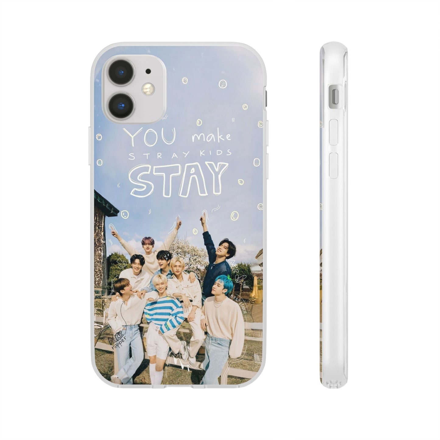 Stray Kids "You make Stray Kids Stay" Cell Phone Case - iPhone, Samsung and Custom Covers -  K-Pop Phone Covers, Gifts for Fans, Stylish Cell Phone Accessories