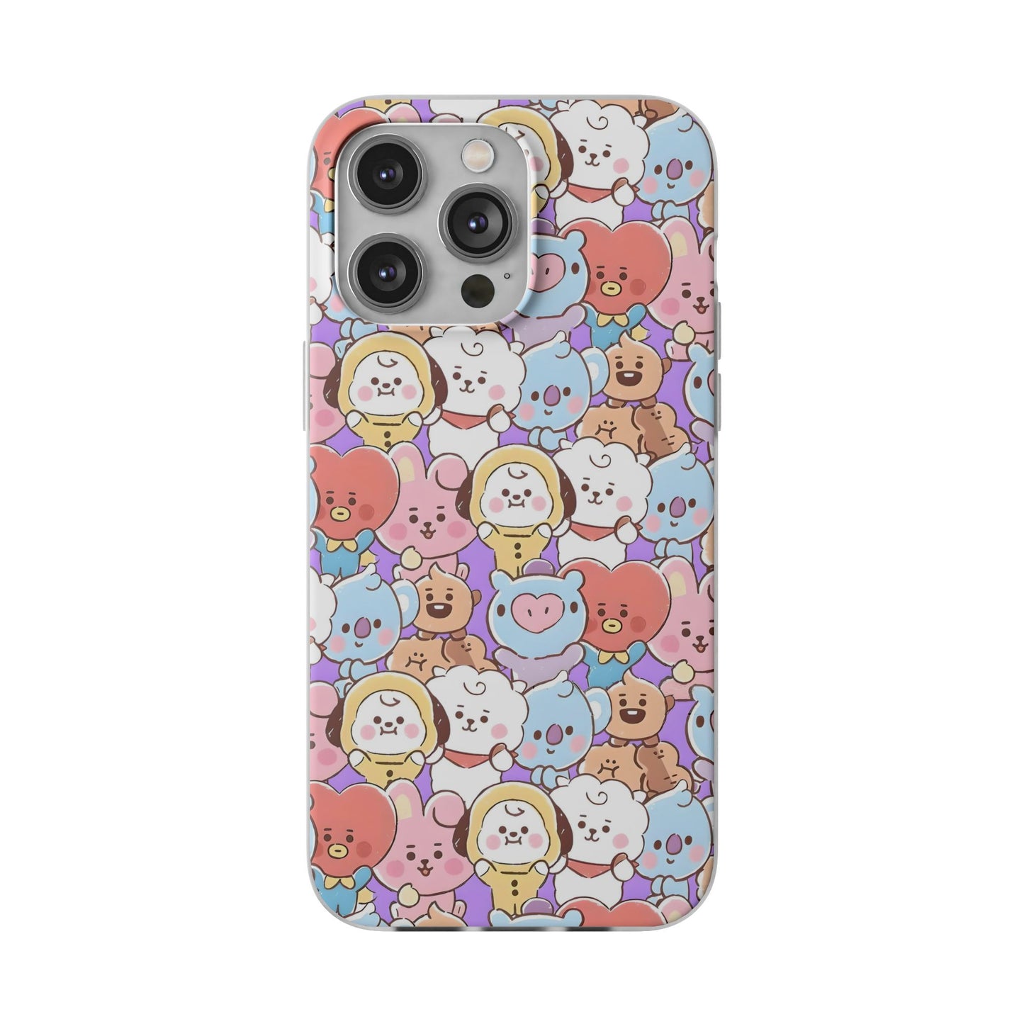 BTS Kawaii BT21 Cell Phone Case - iPhone, Samsung and Custom Covers -  K-Pop Phone Covers, Gifts for Fans, Stylish Cell Phone Accessories