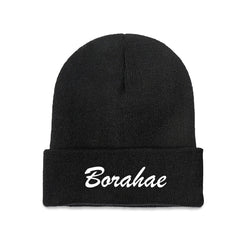 BTS Borahae Beanie for Adults – Cozy Polyester Knit Hat - Stylish, Comfortable & Trendy Hat