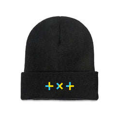 TXT Logo Beanie for Adults – Cozy Polyester Knit Hat - Stylish, Comfortable & Trendy Hat