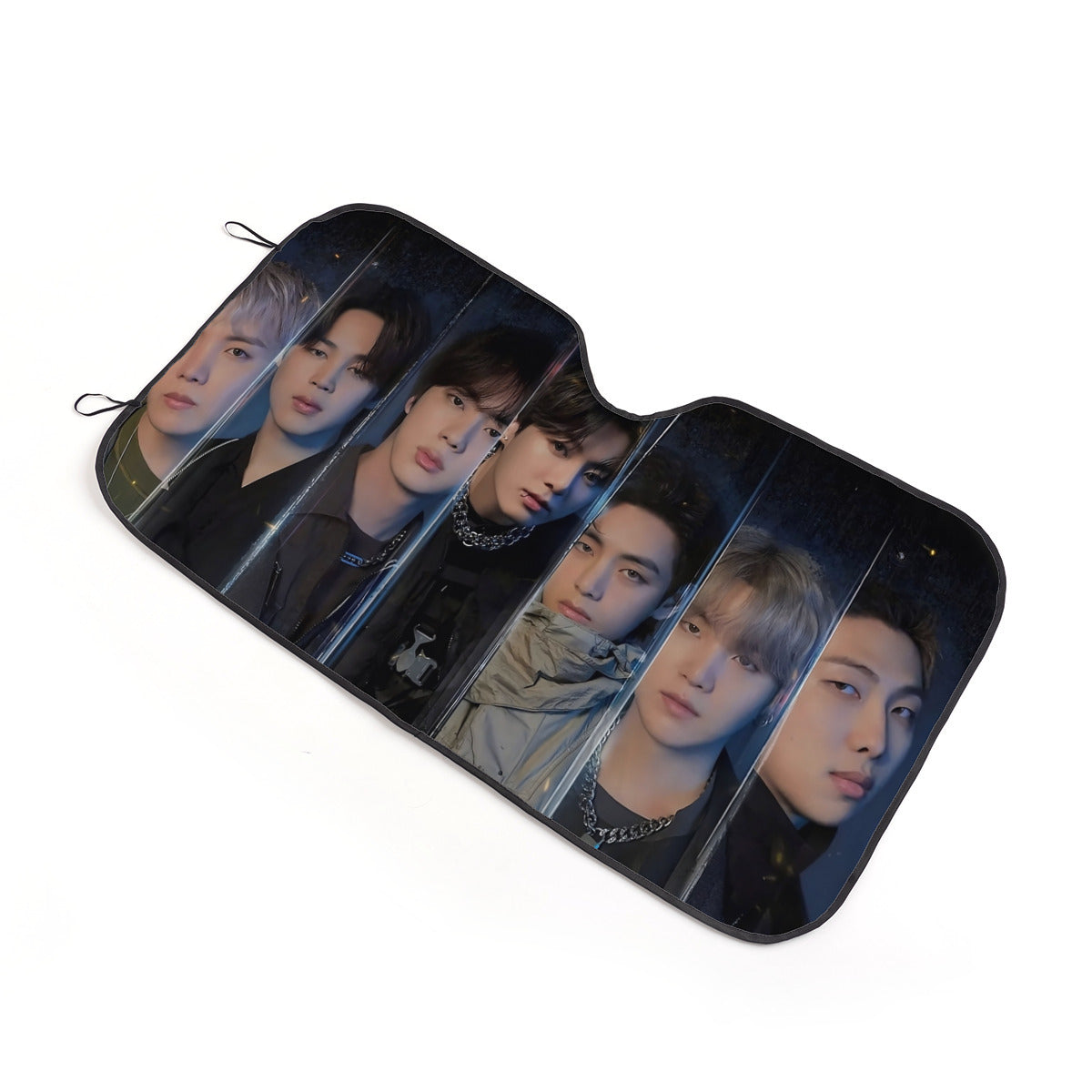 BTS OT7 Faces-  Now in 3 sizes! BT21 Car Windshield Sun Shade -  - Gift for Bangtan Fan, Army Car Sunshade BTS - K-Pop Car