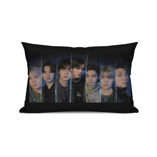 BTS OT7 themed Pillow sham - double sided pillow case -  Pillowcase! Great KPOP Gift!