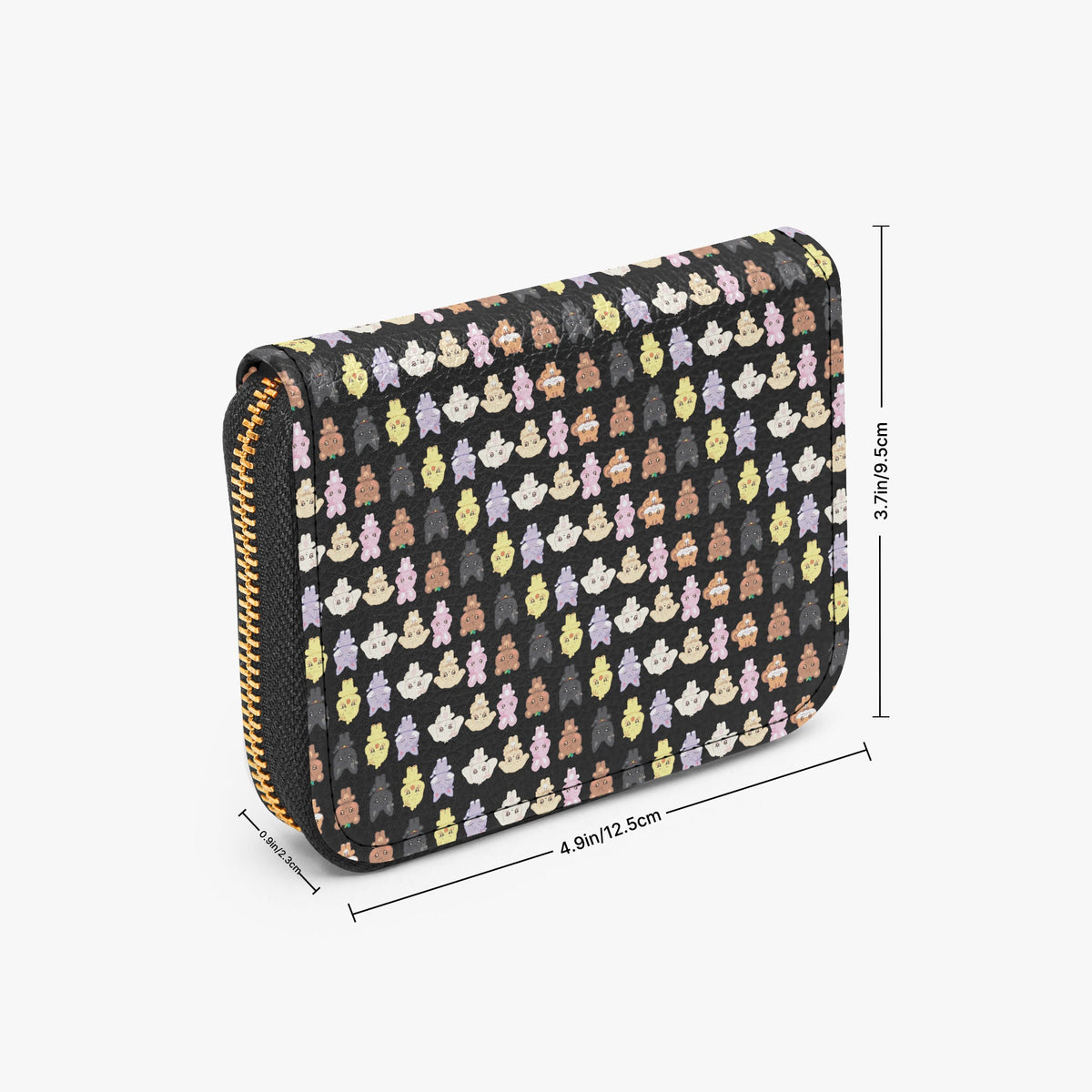 Ateez Aniteez ATINY Bifold Zipper Wallet K - Pop Merchandise - Great gift! - Beyond The Shoppe