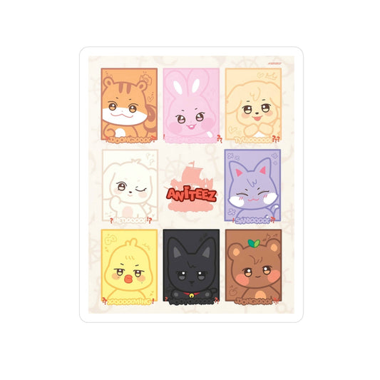 Ateez Aniteez Baby On Board! ATINY Vinyl Decals, Fun Stickers - Water, UV and Scratch Resistant! - Beyond The Shoppe