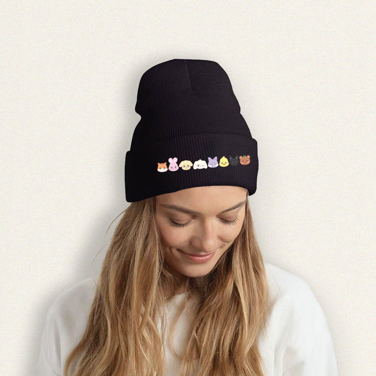 Ateez Aniteez Beanie for Adults – Cozy Polyester Knit Hat - Stylish, Comfortable & Trendy Hat - Beyond The Shoppe